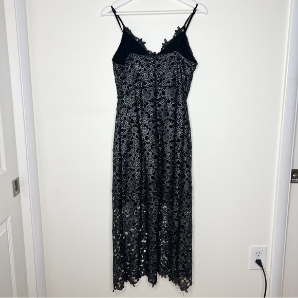 Astr The Label Black Lace Midi Dress Size L - Picture 3 of 8